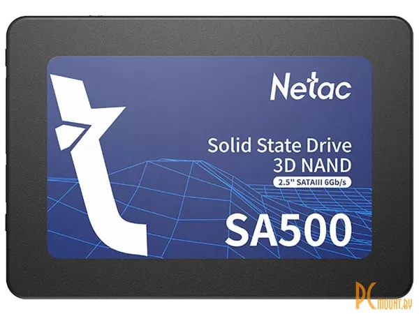 SSD 480GB Netac NT01SA500-480-S3X 25" SATA-III